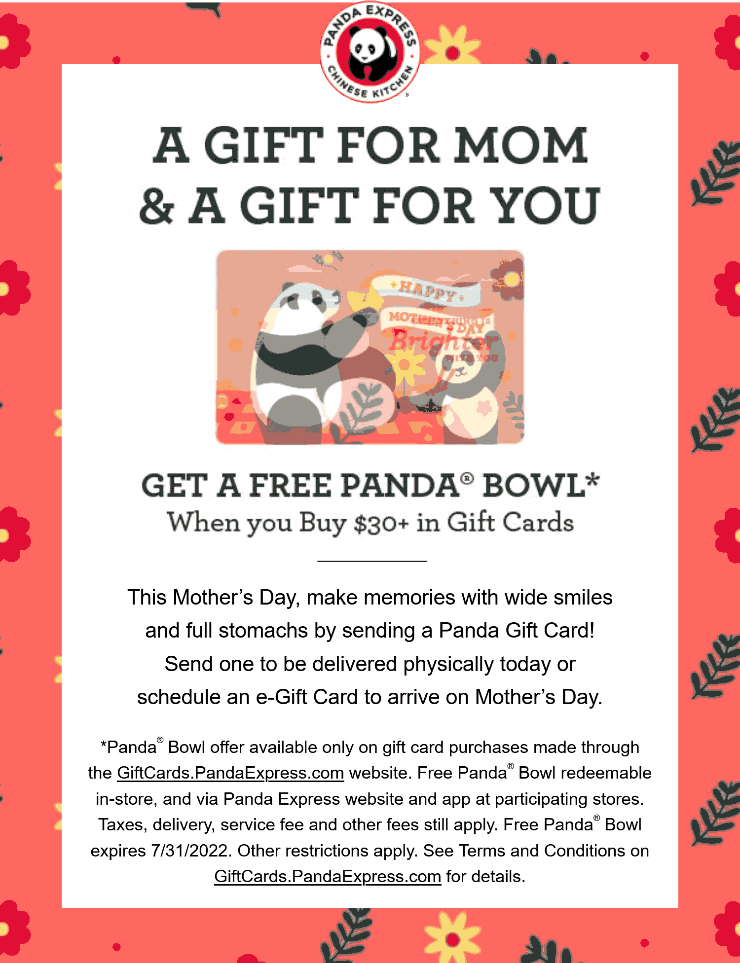 Panda Express coupons & promo code for July 2025