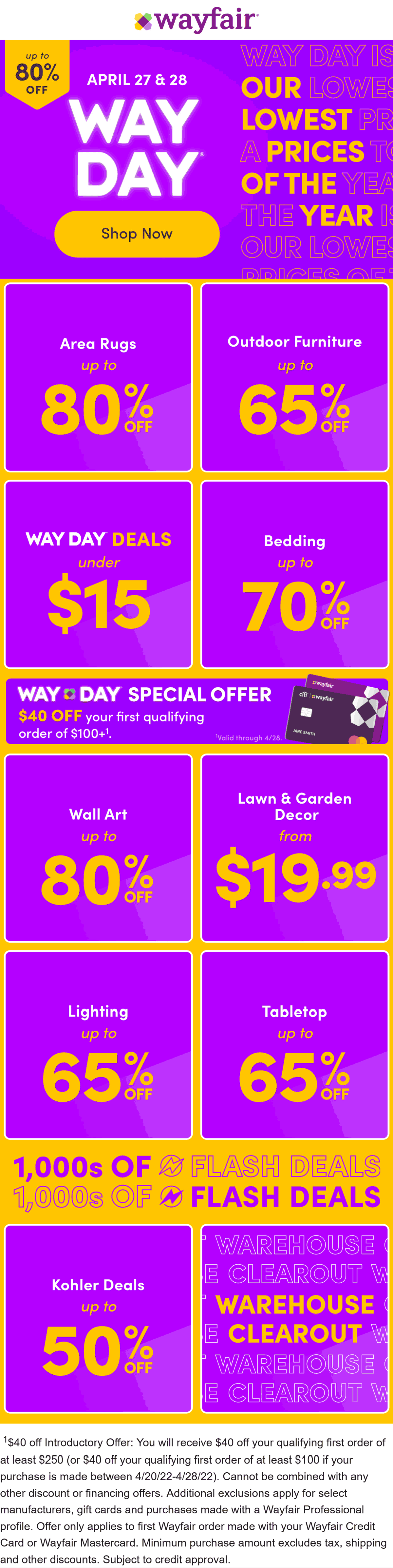 Wayfair coupons & promo code for [July 2024]