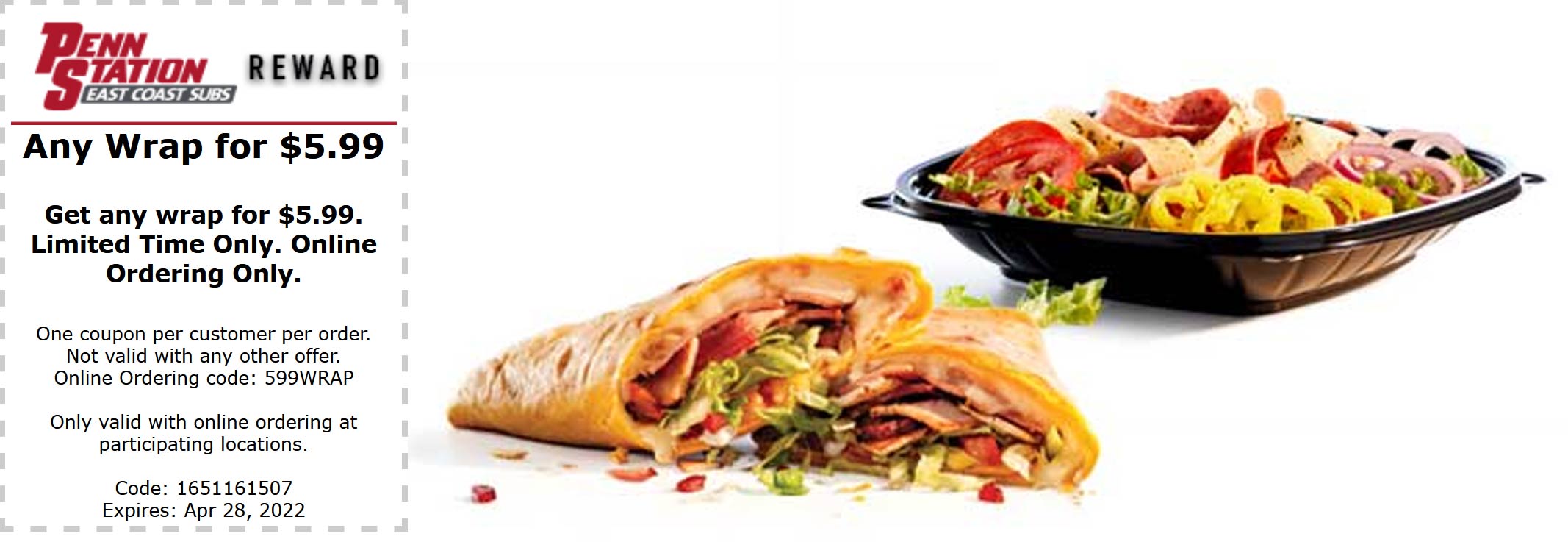 Penn Station restaurants Coupon  $6 sandwich wrap today at Penn Station subs #pennstation 