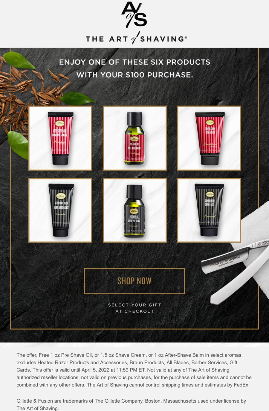 The Art of Shaving coupons & promo code for July 2025