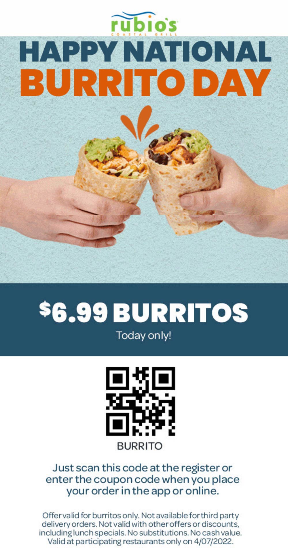 Rubios coupons & promo code for July 2025