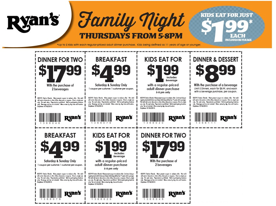 Ryans coupons & promo code for [May 2024]