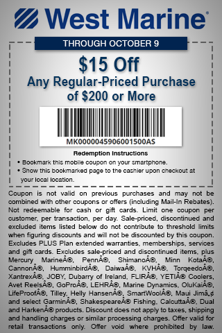 West Marine coupons & promo code for [May 2024]