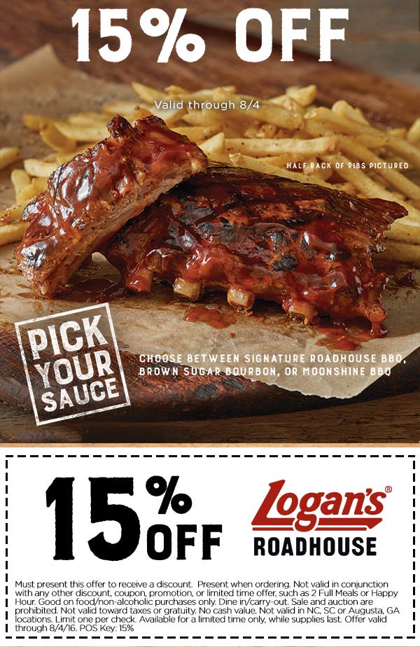 Logans Roadhouse March 2024 Coupons and Promo Codes 🛒