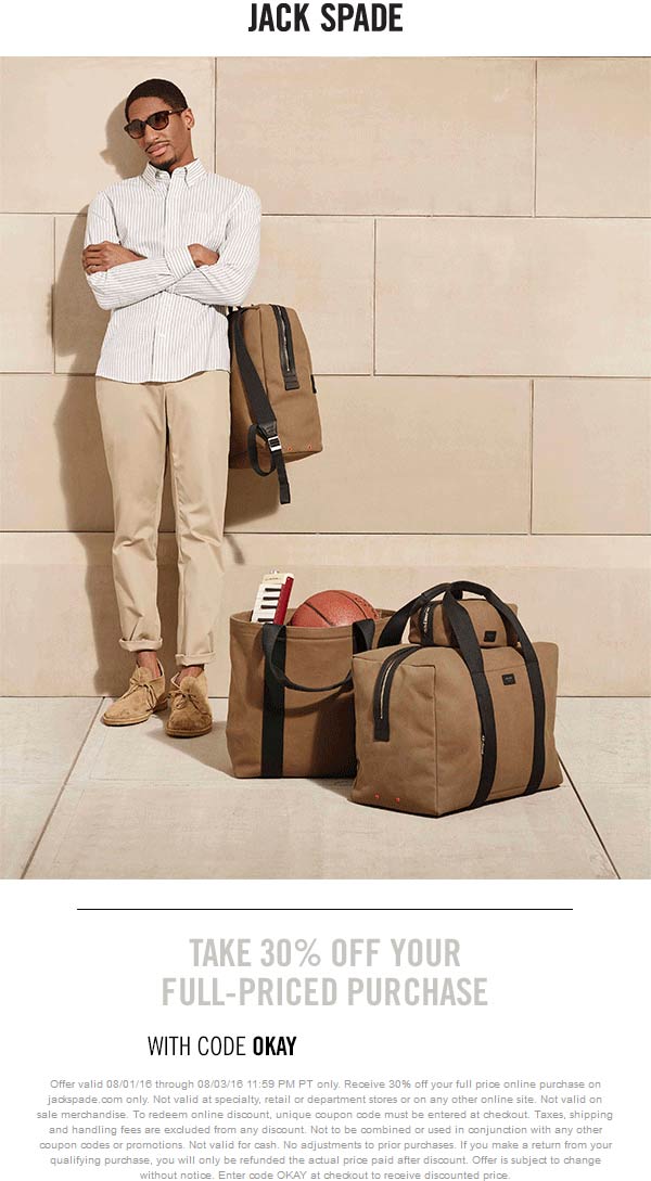 Jack Spade coupons & promo code for [May 2024]