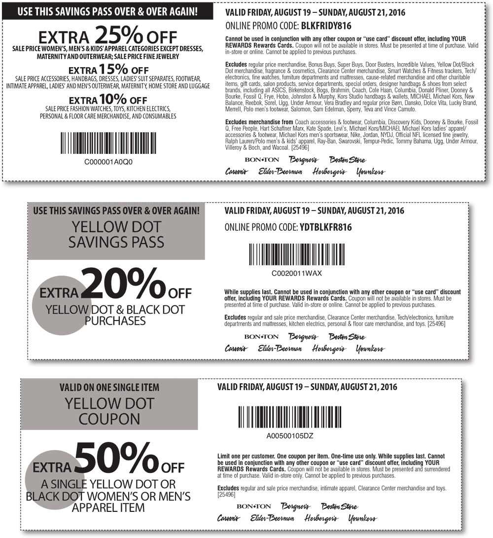 Carsons Coupon March 2024 Extra 25% off & more at Carsons, Bon Ton & sister stores, or online via promo code BLKFRIDY816