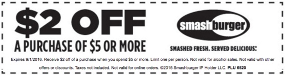 Smashburger coupons & promo code for [March 2024]