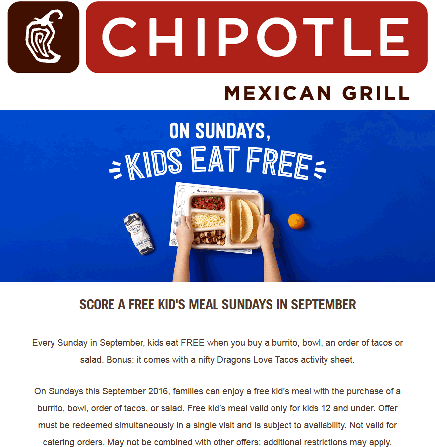 Chipotle coupons & promo code for [May 2024]