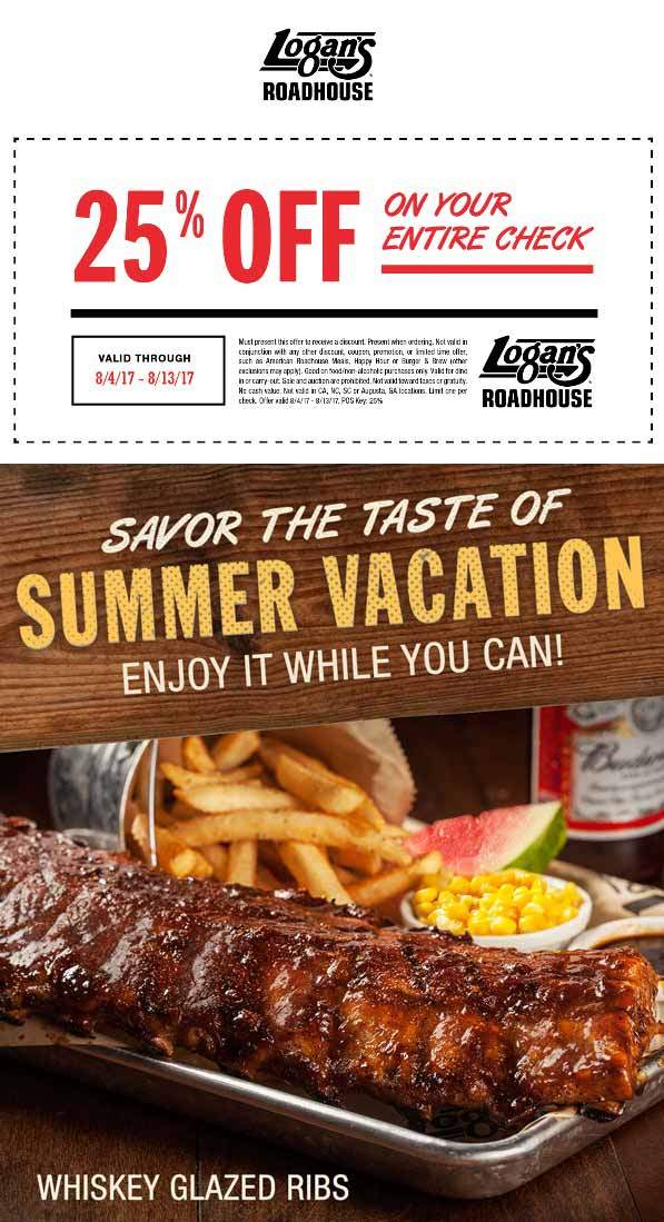 Logans Roadhouse February 2024 Coupons and Promo Codes 🛒