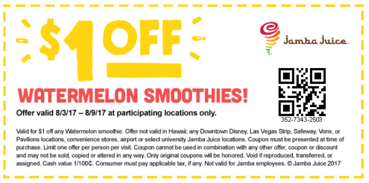 Jamba Juice coupons & promo code for [May 2024]