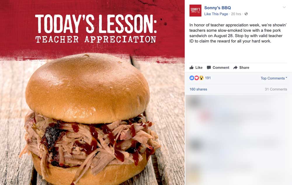 Sonnys BBQ coupons & promo code for [May 2024]