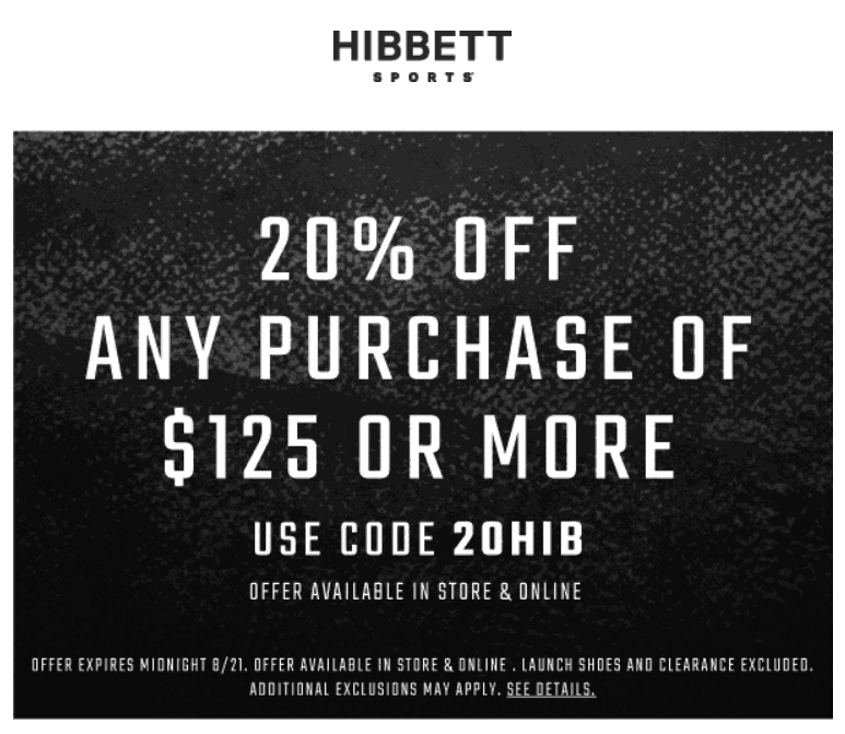 Hibbett Sports coupons & promo code for [April 2024]