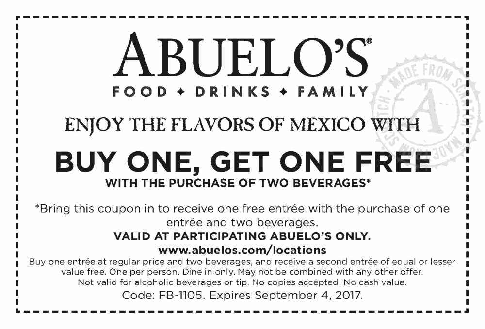 Abuelos coupons & promo code for [May 2024]