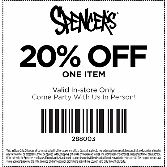 Spencers February 2024 Coupons and Promo Codes 🛒