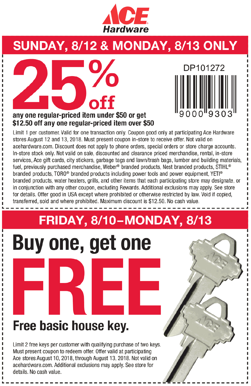 Ace Hardware Coupon March 2024 25% off a single item & more at Ace Hardware