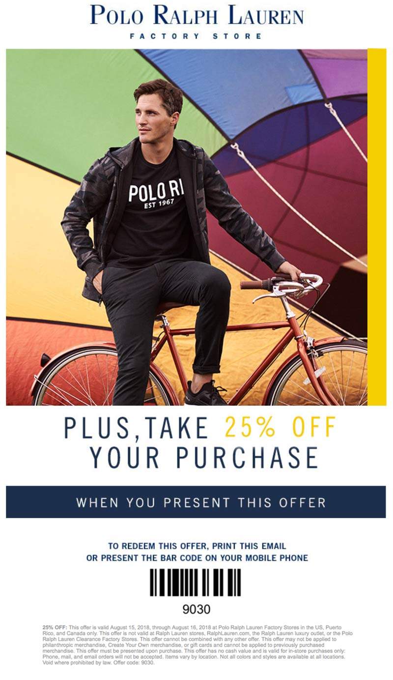 polo factory store coupon
