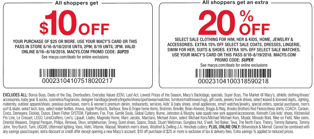 Macys April 2020 Coupons and Promo Codes