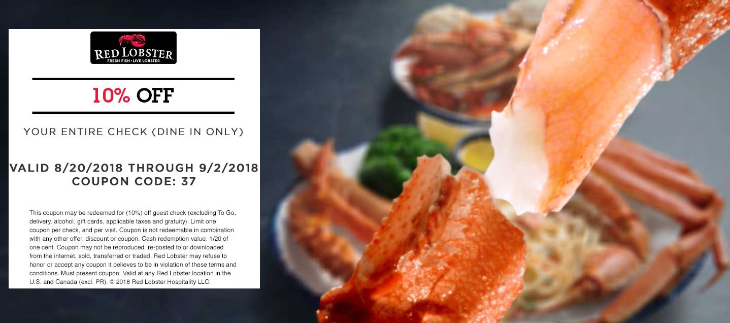 Red Lobster coupons & promo code for [March 2024]