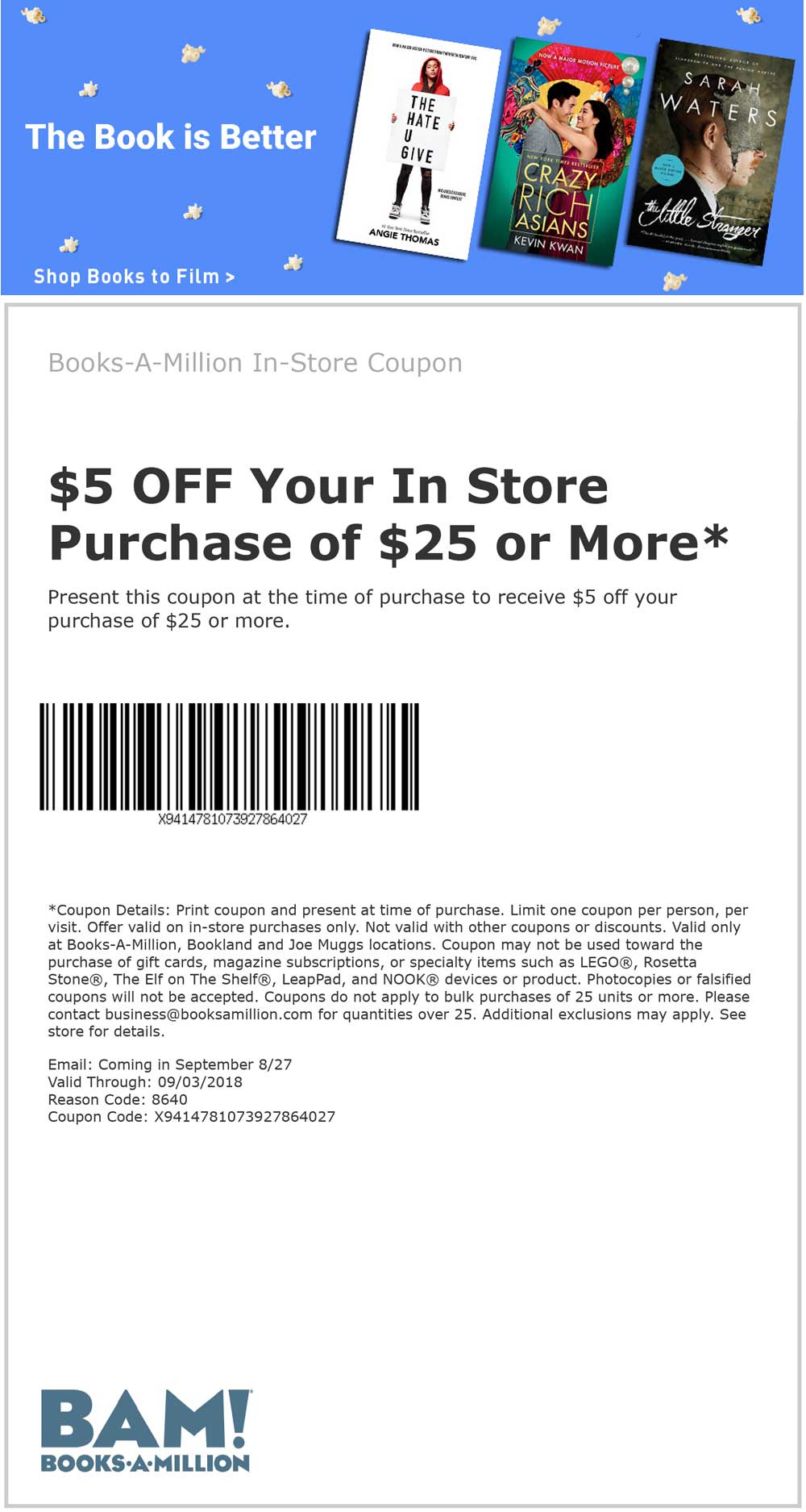 Books-A-Million coupons & promo code for [April 2024]