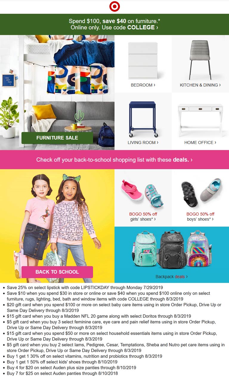 Target coupons & promo code for [June 2022]