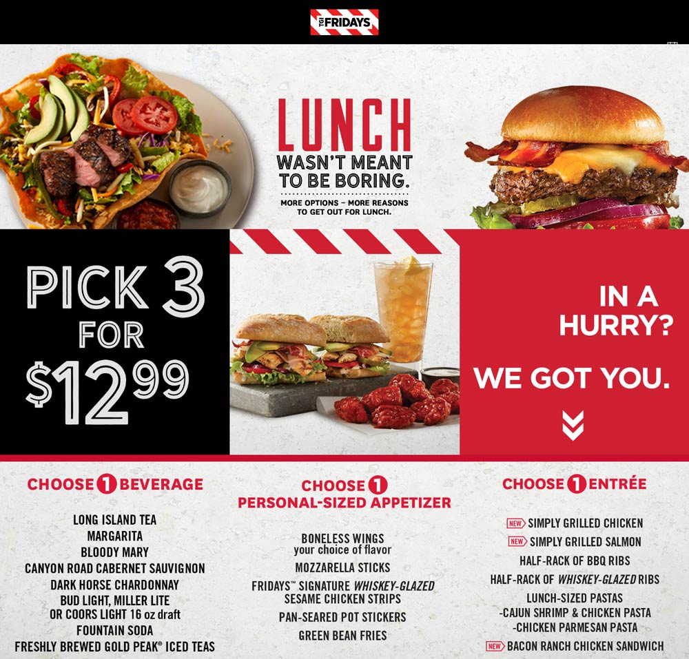 TGI Fridays coupons & promo code for [May 2022]