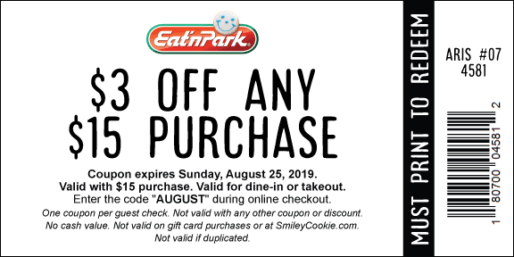 Eat n Park coupons & promo code for [September 2022]