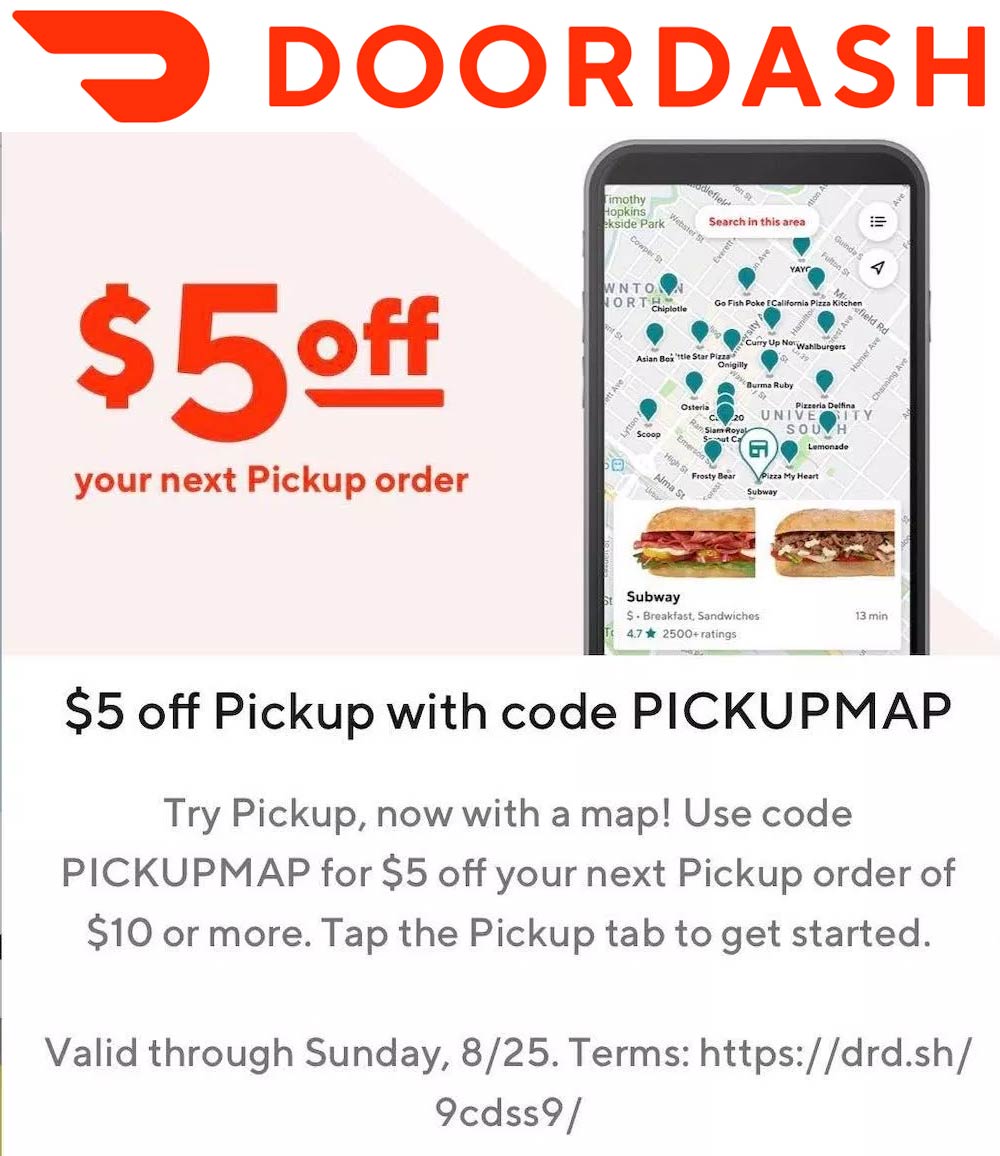 Doordash coupons & promo code for [May 2022]