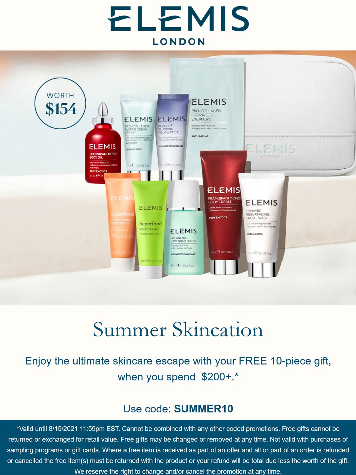 Elemis coupons & promo code for [November 2022]
