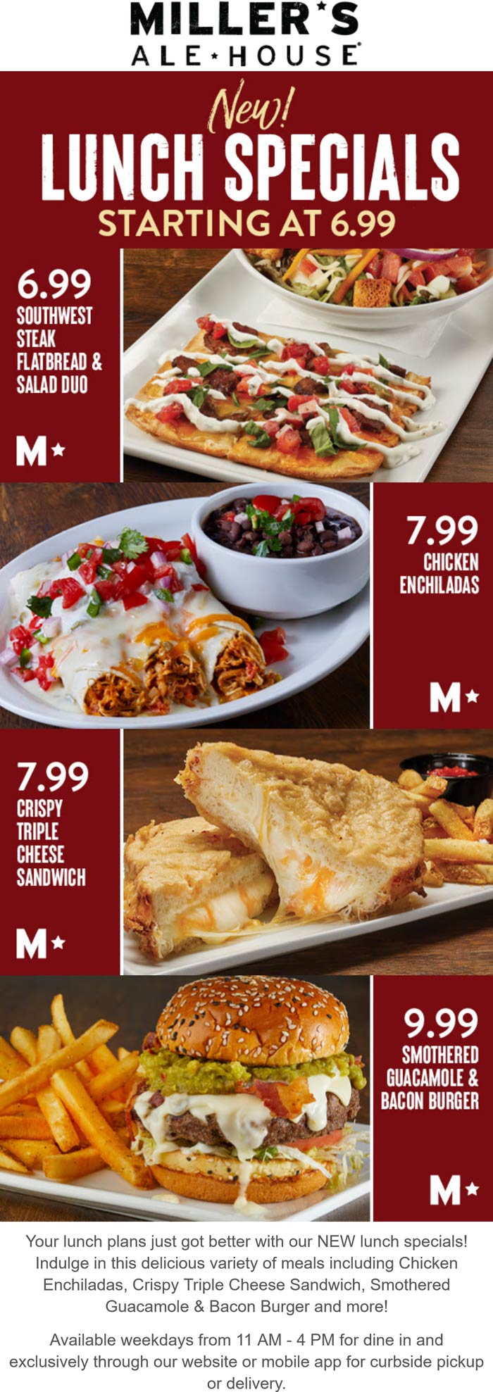 Millers Ale House restaurants Coupon  Lunch under $10 at Millers Ale House restaurants #millersalehouse 