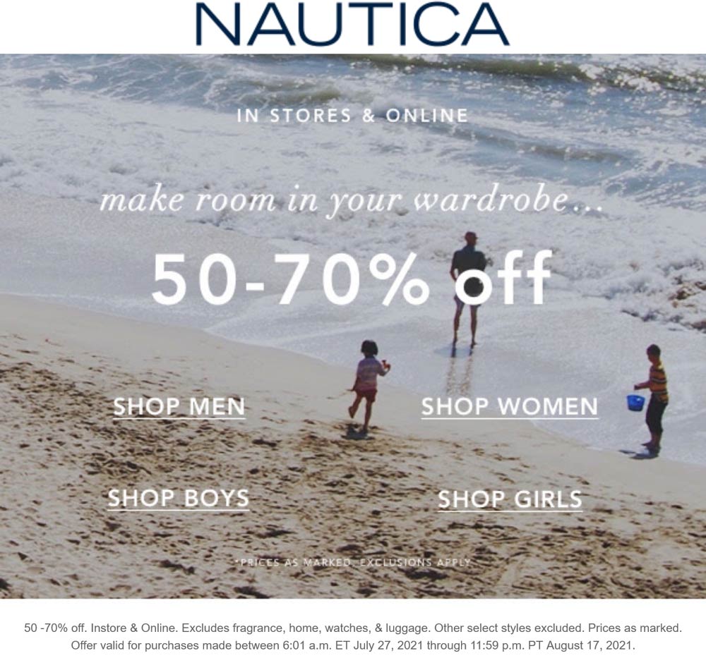 Nautica coupons & promo code for [November 2022]