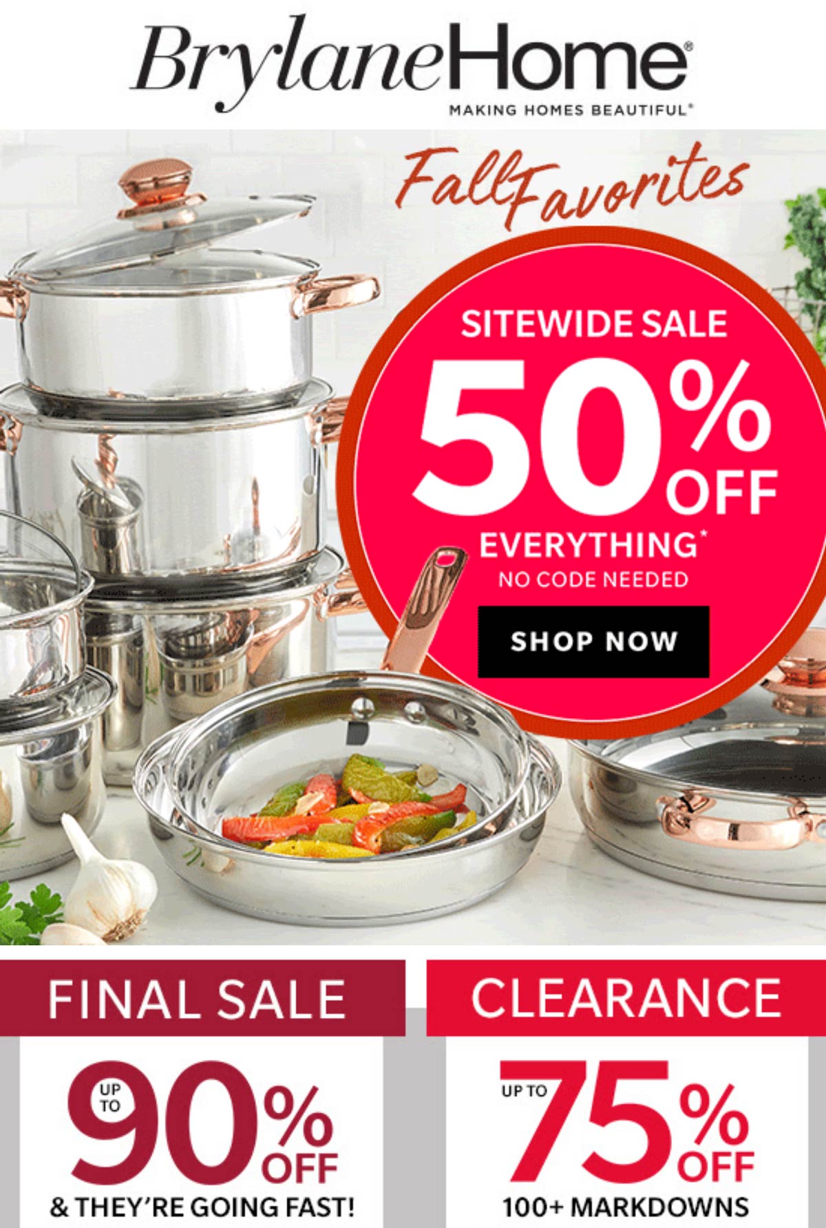 Brylane Home stores Coupon  50% off everything at Brylane Home catalog #brylanehome 