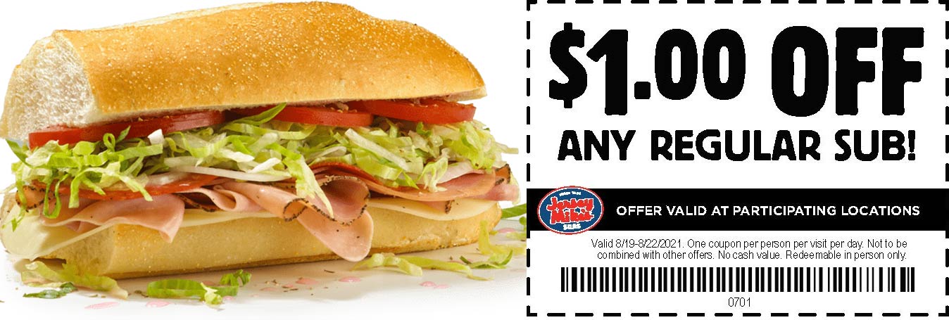 Jersey Mikes coupons & promo code for [December 2022]