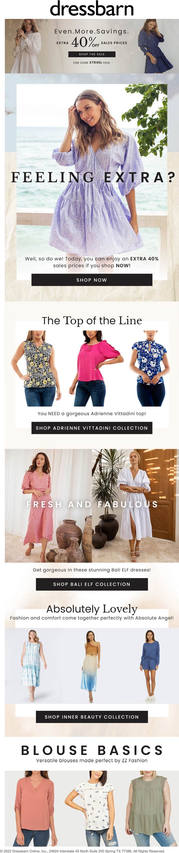 Dressbarn stores Coupon  Extra 40% off sale prices at Dressbarn via promo code EXTRA4SL #dressbarn 