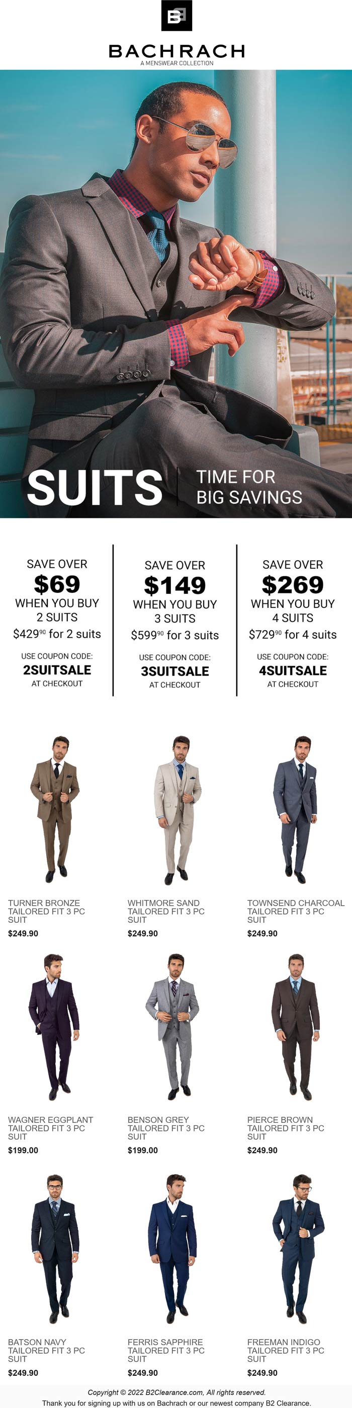 Bachrach coupons & promo code for July 2025