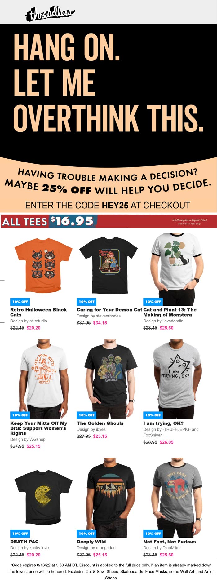 Threadless coupons & promo code for [February 2023]