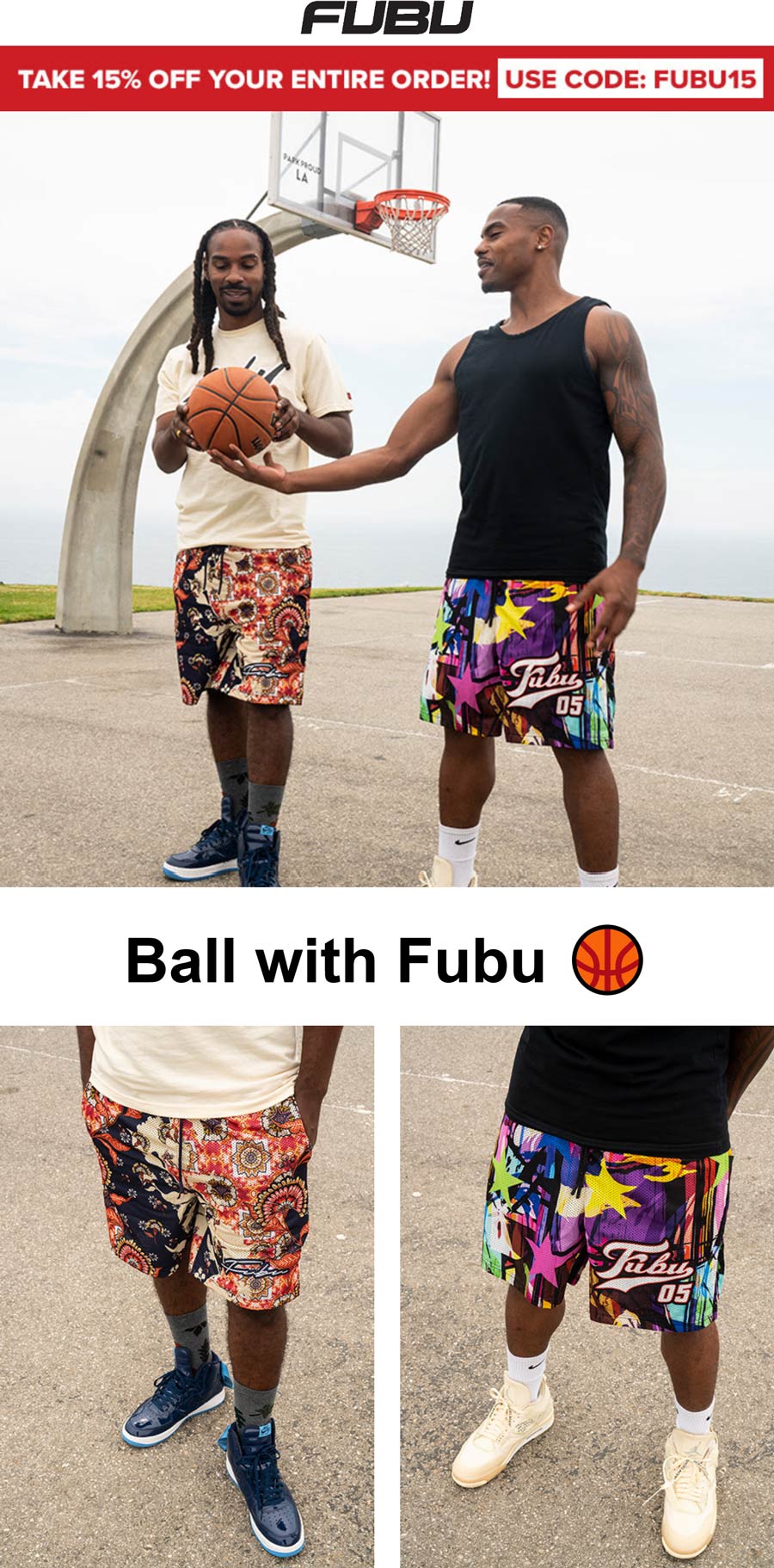 FUBU stores Coupon  15% off at FUBU via promo code FUBU15 #fubu 