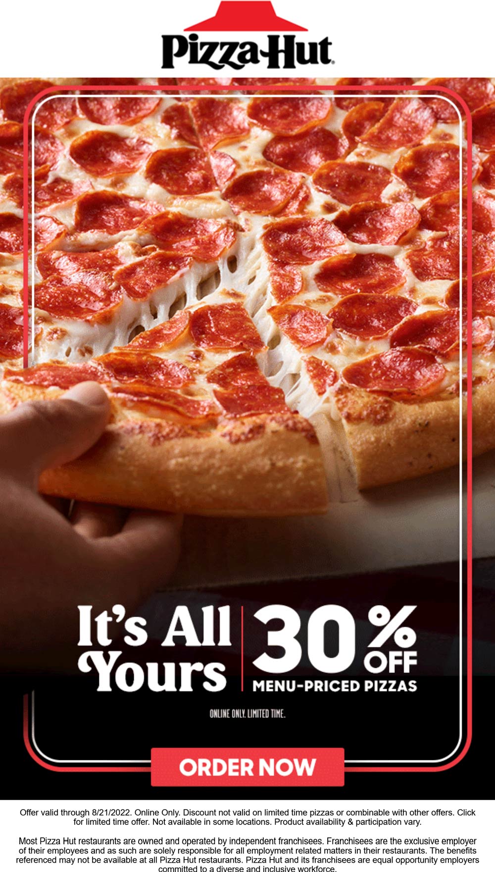 Pizza Hut coupons & promo code for [February 2023]
