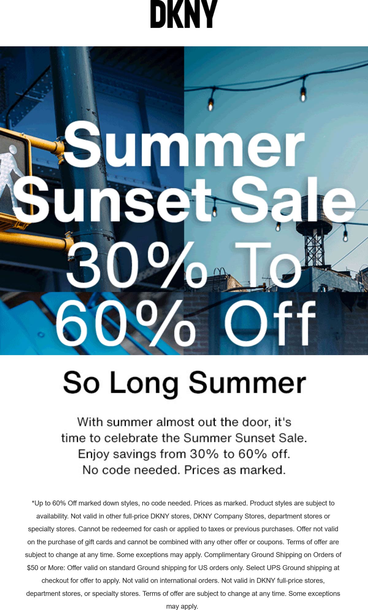 DKNY stores Coupon  Extra 30-60% off summer sale items at DKNY #dkny 