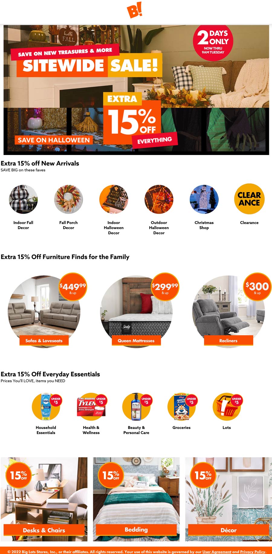 Big Lots stores Coupon  15% off everything online today at Big Lots #biglots 