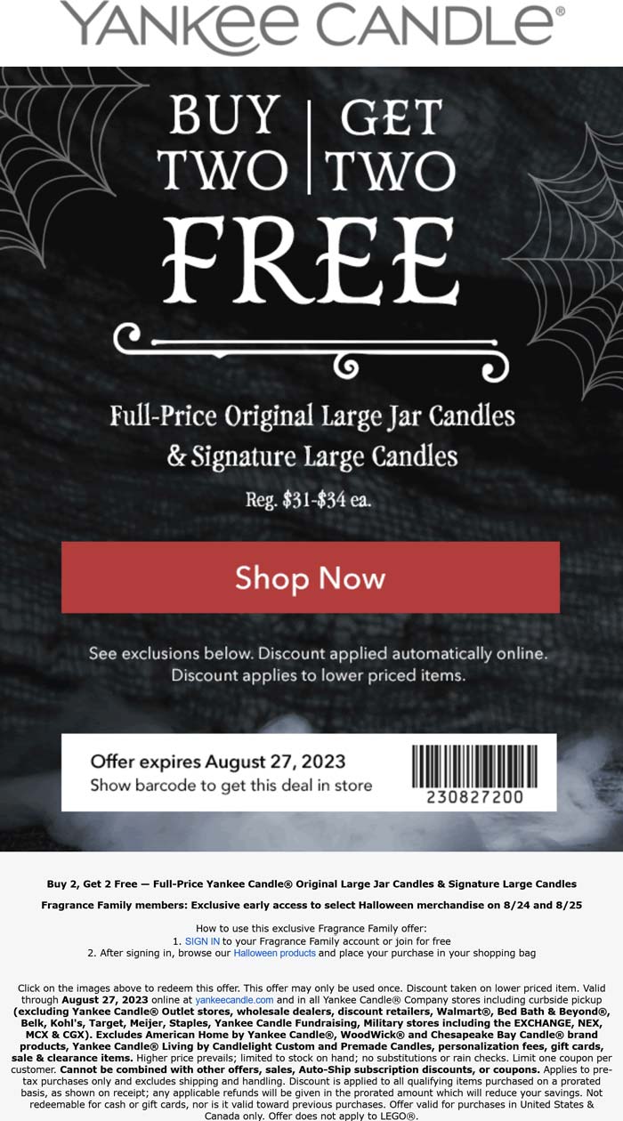 Yankee Candle May 2024 Coupons and Promo Codes 🛒