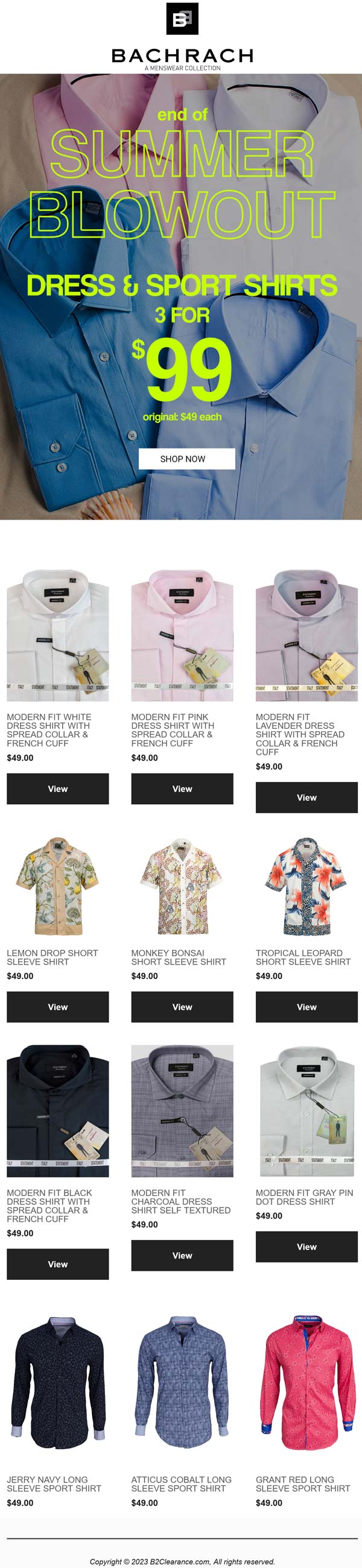 Bachrach stores Coupon  Dress & sport shirts are 3 for $99 at Bachrach #bachrach 