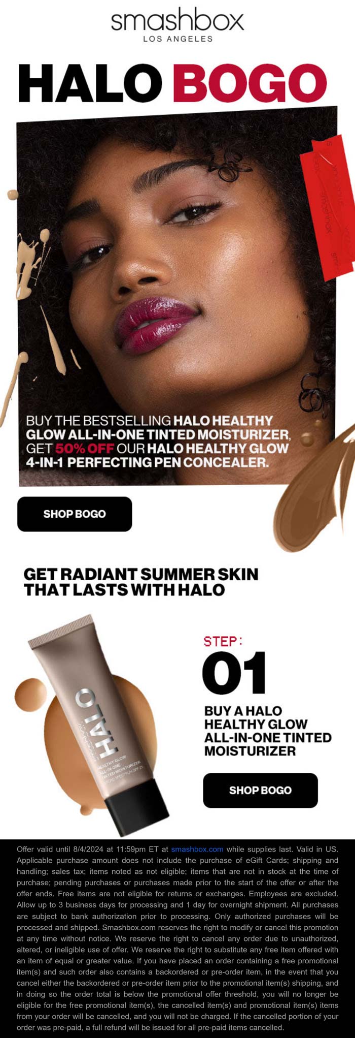 Smashbox stores Coupon  50% off 4-in-1 concealer at Smashbox cosmetics #smashbox 