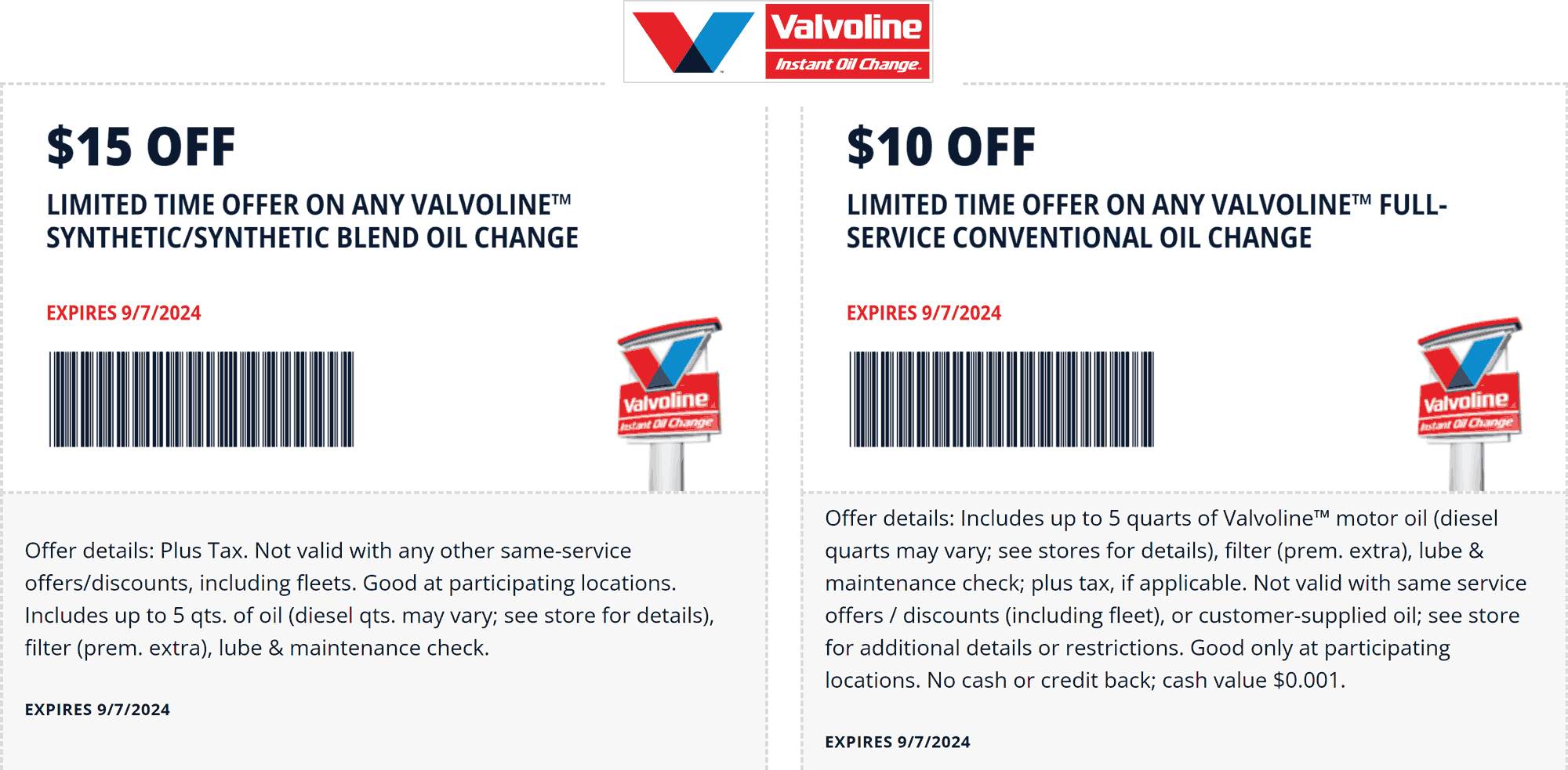 Valvoline stores Coupon  $10-$15 off an oil change at Valvoline #valvoline 