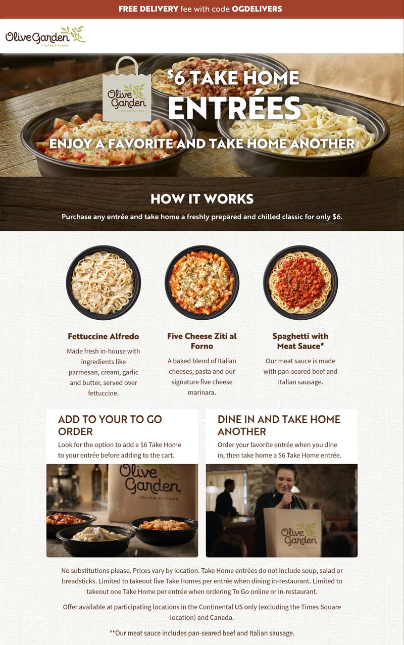 Olive Garden coupons & promo code for August 2025