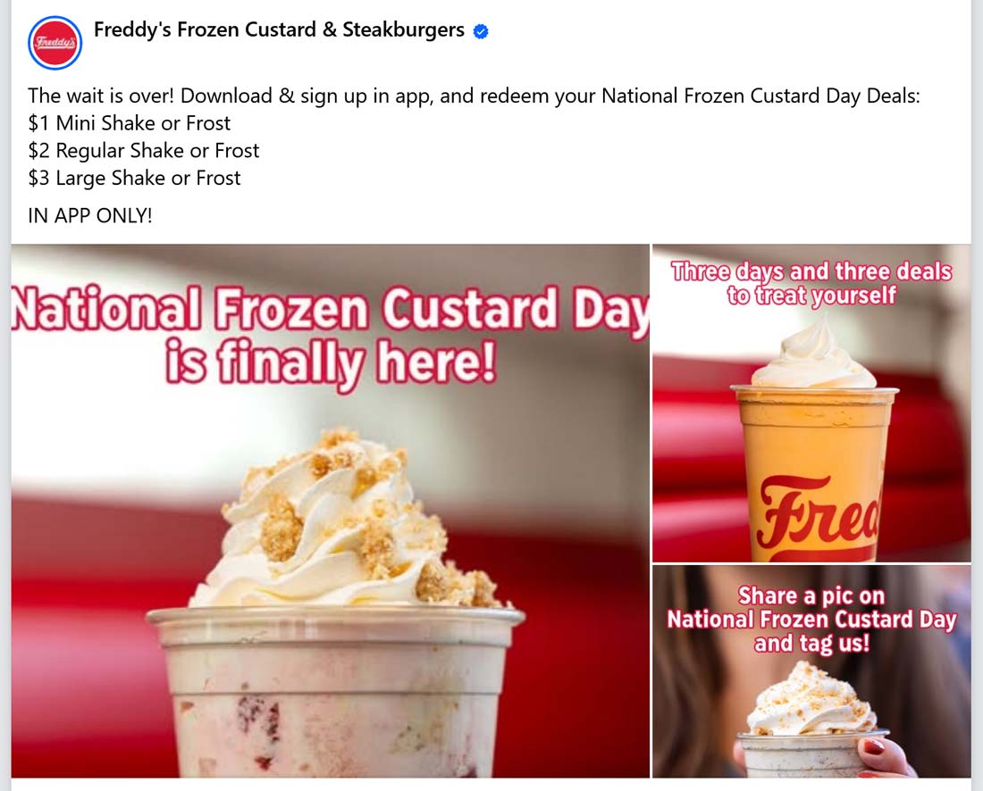 Freddys coupons & promo code for August 2025