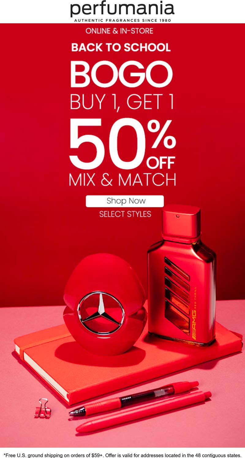 Perfumania stores Coupon  Second fragrance 50% off at Perfumania #perfumania 