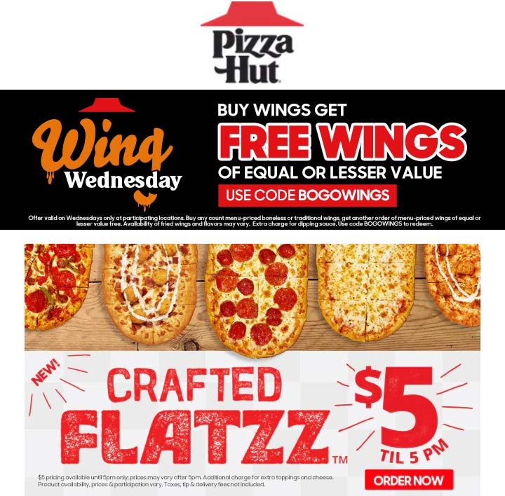 Pizza Hut coupons & promo code for August 2025
