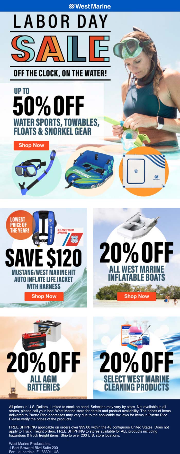 West Marine stores Coupon  20-50% off water sports & more at West Marine #westmarine 