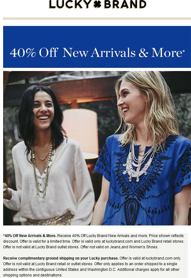 Lucky Brand coupons & promo code for [April 2024]