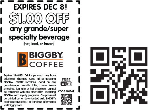 Biggby Coffee coupons & promo code for [April 2024]